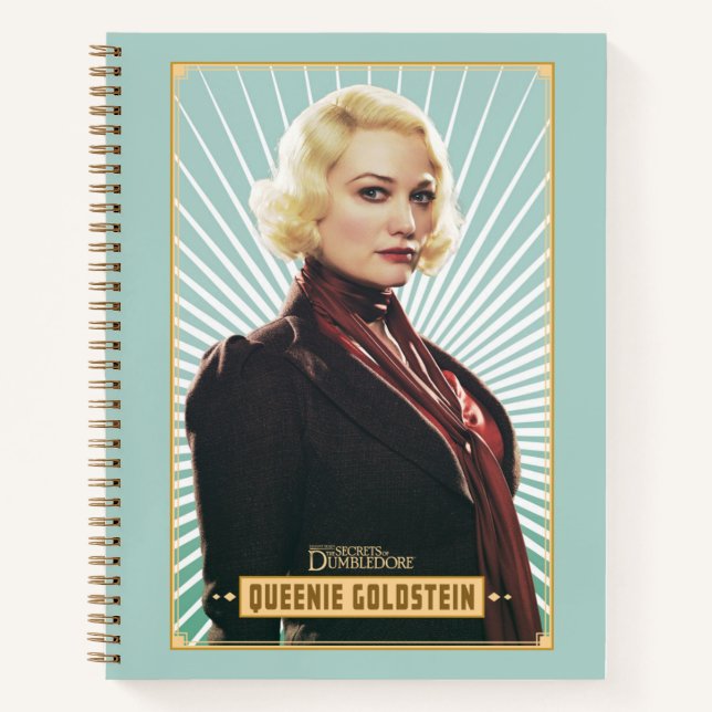 Queenie Goldstein Character Graphic Notizbuch (Vorderseite)
