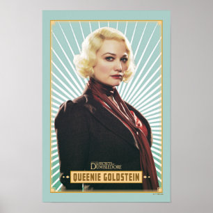 Queenie Goldstein Character Graphic Poster