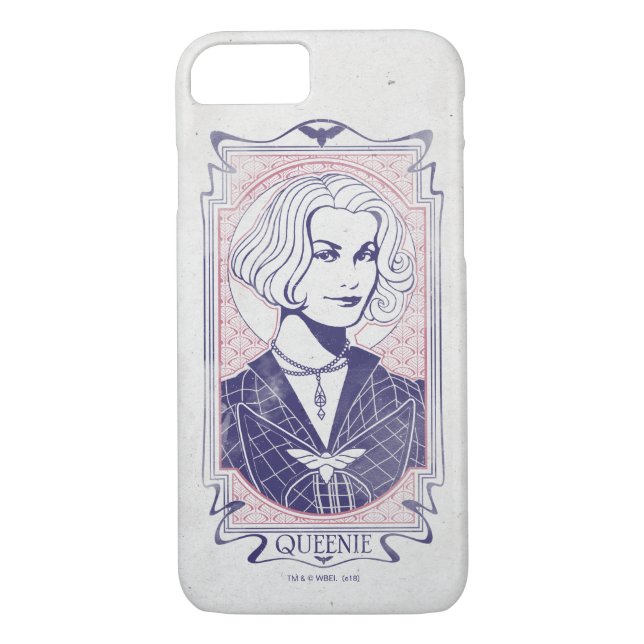 QUEENIE GOLDSTEIN™ Illustration Case-Mate iPhone Hülle (Rückseite)