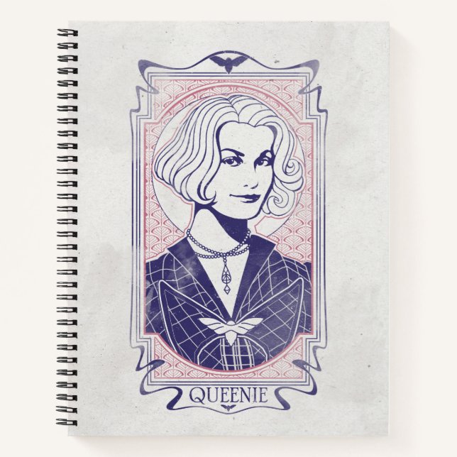 QUEENIE GOLDSTEIN™ Illustration Notizbuch (Vorderseite)