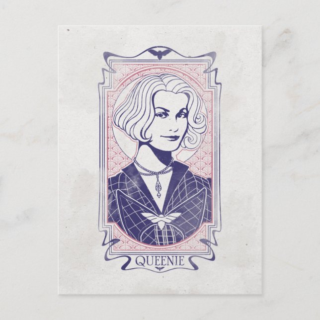 QUEENIE GOLDSTEIN™ Illustration Postkarte (Vorderseite)