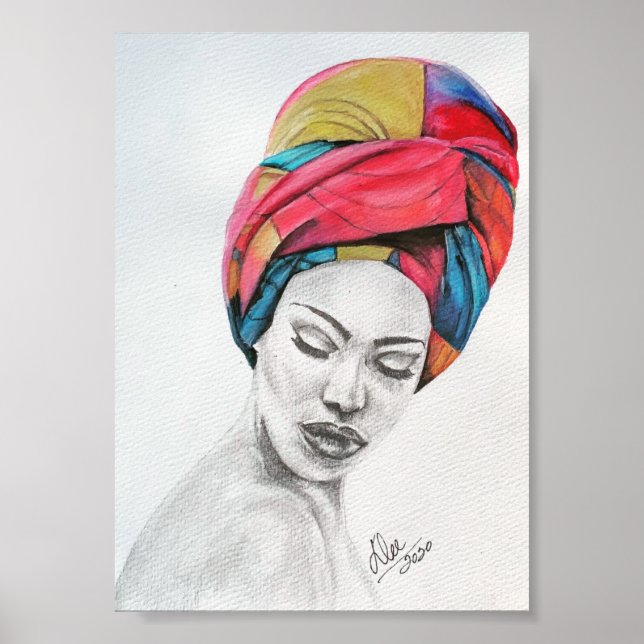 QUEENIFICENT Premium Leinwand Poster (12x18) (Vorne)