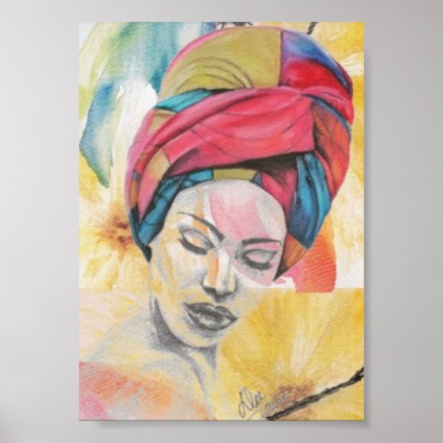 QUEENIFICENT Premium Leinwand Poster (12x18) (Vorne)