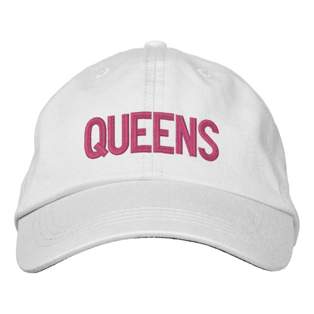 QUEENS BESTICKTE BASEBALLKAPPE (Vorderseite)