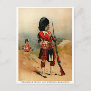 Queens Cameroon Highlanders Postkarte