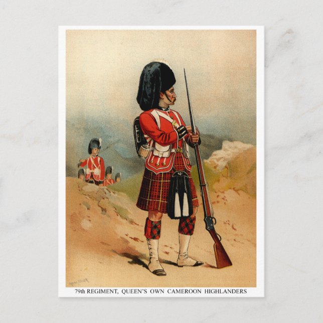 Queens Cameroon Highlanders Postkarte (Vorderseite)
