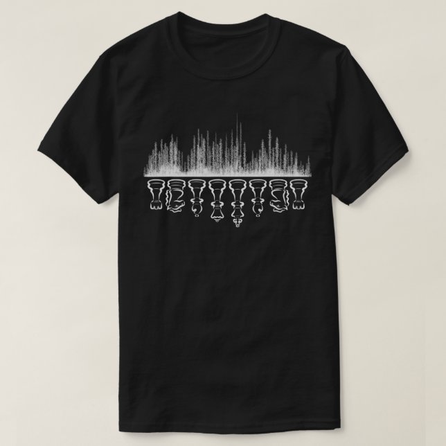 Queen's Gambit  Chess Board Chess Lover Chess Play T-Shirt (Design vorne)