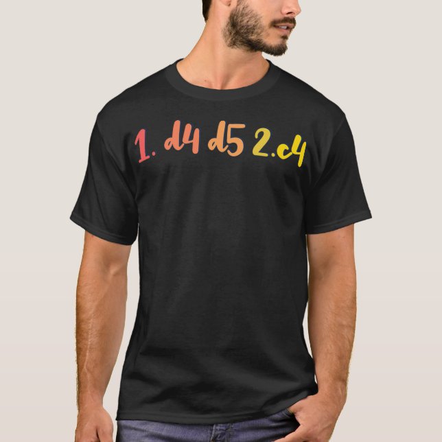 Queen's Gambit Chess Player T-Shirt (Vorderseite)
