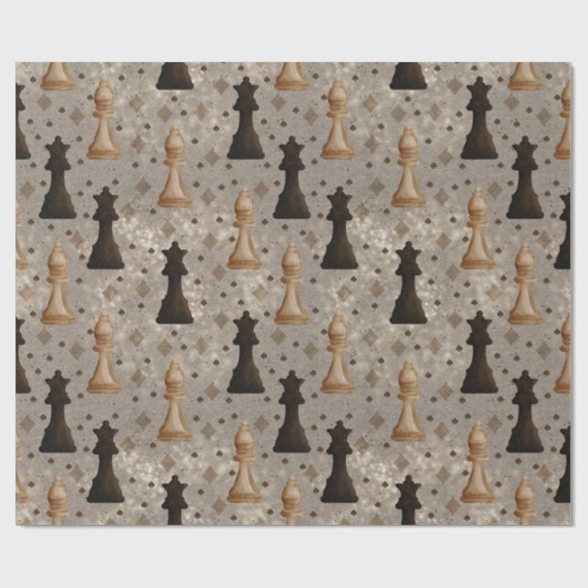 Queens Gambit Geschenkpapier (Flach)