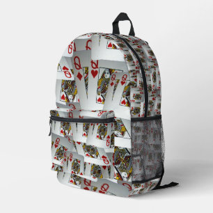 "Queen's Gambit: Scattered Pairs of Pocket Queens" Bedruckter Rucksack