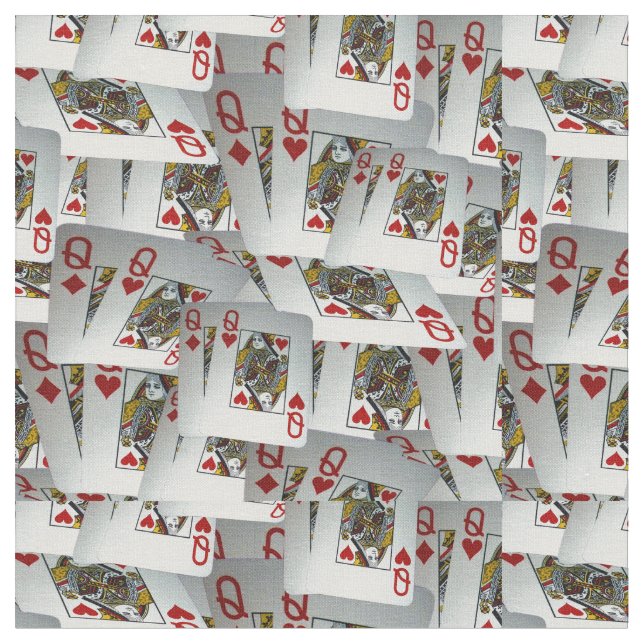 "Queen's Gambit: Scattered Pairs of Pocket Queens" Stoff (Nahaufnahme)