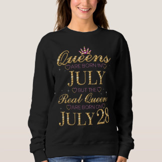 Queens Geboren im Juli Real Queens sind auf Ju Geb Sweatshirt