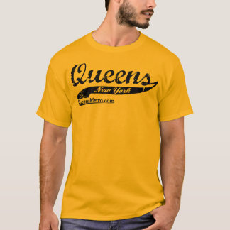 Queens gezüchtete - New York City NY - schwarze T-Shirt