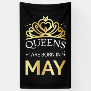 Queens im Mai Geboren Banner
