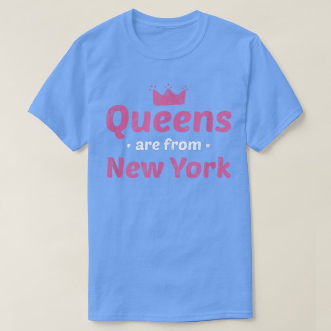 Queens kommen aus New York New Yorker Heimat Nyc H T-Shirt (Design vorne)