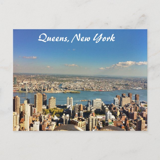 Queens, New York Postkarte (Vorderseite)