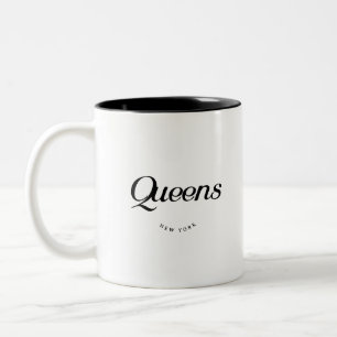 Queens NY Zweifarbige Tasse