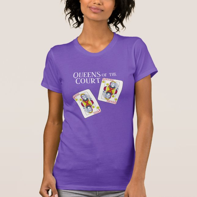 Queens of Court Pickleball T-Shirt (Vorderseite)