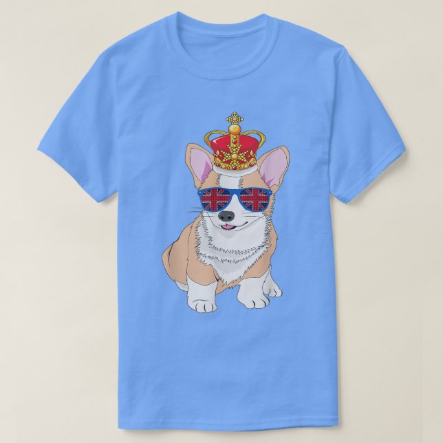 Queens Platinum Jubilee 70 Years Souvenir British T-Shirt (Design vorne)