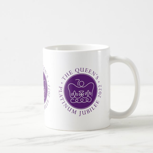 Queen's Platinum Jubilee Coffee Tasse (Rechts)