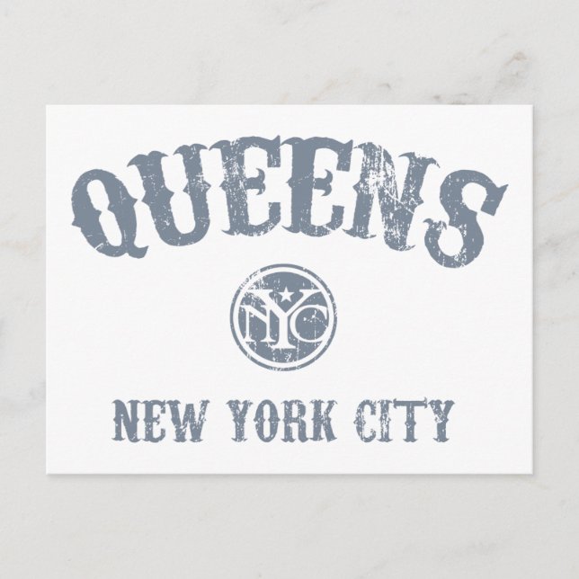 *Queens Postkarte (Vorderseite)
