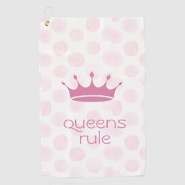 Queens Rule Golfhandtuch