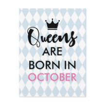 Queens sind geboren in - Benutzerdefinierter Monat