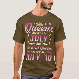 Queens sind im Juli Geboren, aber die wahren Queen T-Shirt