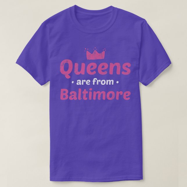Queens sind von Baltimore Maryland Heimat Md Hom T-Shirt (Design vorne)