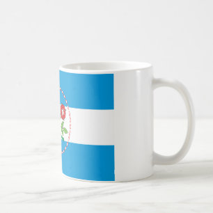 Queens-Stadt-Flagge Kaffeetasse