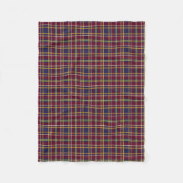 Queens University Kingston Ontario Tartan Fleecedecke