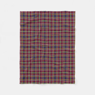 Queens University Kingston Ontario Tartan Fleecedecke
