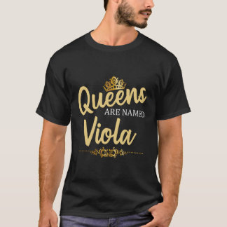 Queens werden als Viola Personalisiert T-Shirt