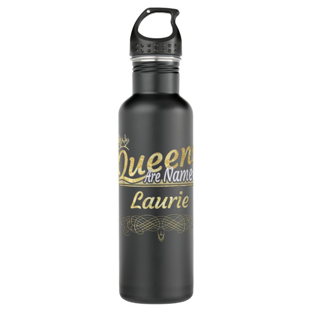 Queens werden Laurie genannt Edelstahlflasche (Vorderseite)