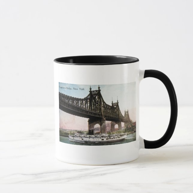 Queensboro Bridge nach New York City Tasse (Rechts)