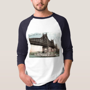 Queensboro Brücke, New York City 1915 Vintag T-Shirt