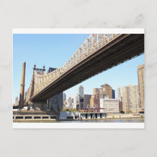 Queensborough Bridge und Manhattan Postkarte