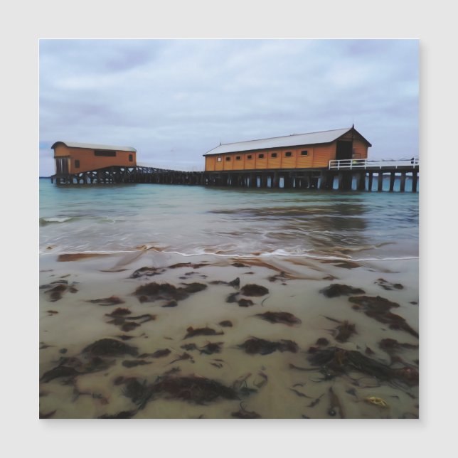 Queenscliff Dreaming Magnetkarte (Vorderseite)
