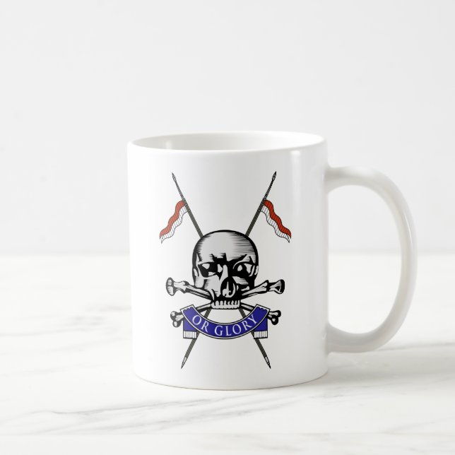 Queenskönigliche Lancers Tasse (Rechts)