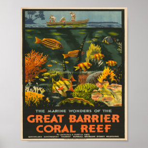 Queensland Vintage Reise Poster