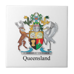 Queensland-Wappen Fliese