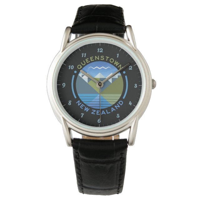 QUEENSTOWING NEW ZEALAND WATCH ARMBANDUHR (Vorderseite)