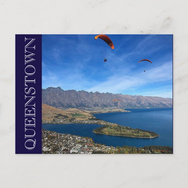 Queenstown-Gleitanlage Postkarte (Vorderseite)