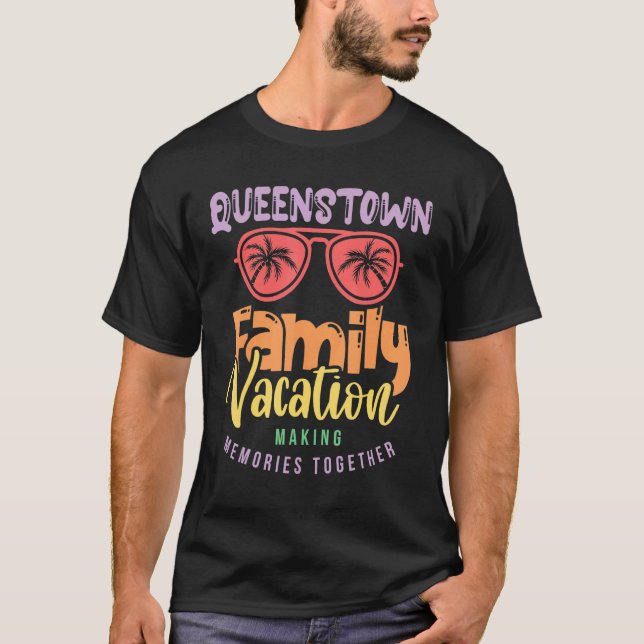 Queenstown Neuseeland Familienurlaub Matching O T-Shirt (Vorderseite)