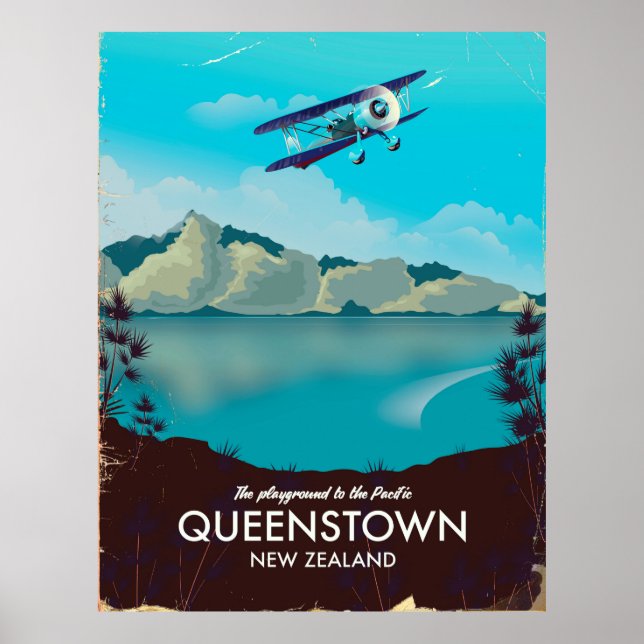 Queenstown Neuseeland Poster (Vorne)