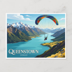 Queenstown, Neuseeland Postkarte