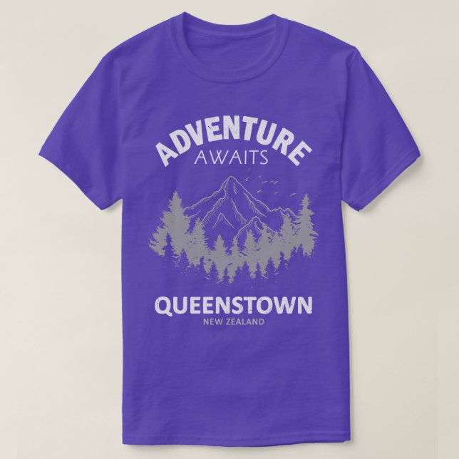 Queenstown Neuseeland T-Shirt (Design vorne)