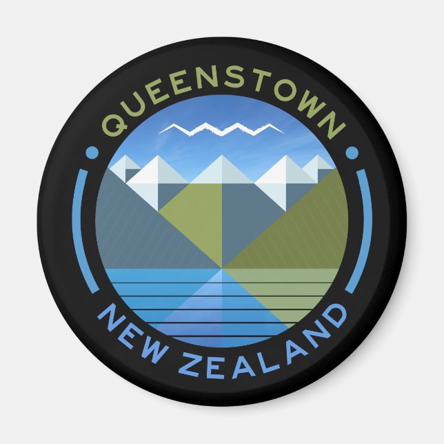 QUEENSTOWN NEW ZEALAND MAGNET (Vorne)