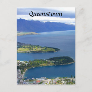 Queenstown nz postkarte
