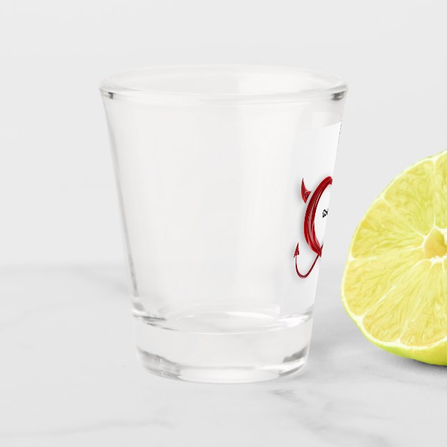 Queentet-Schnapsglas Schnapsglas (Links)